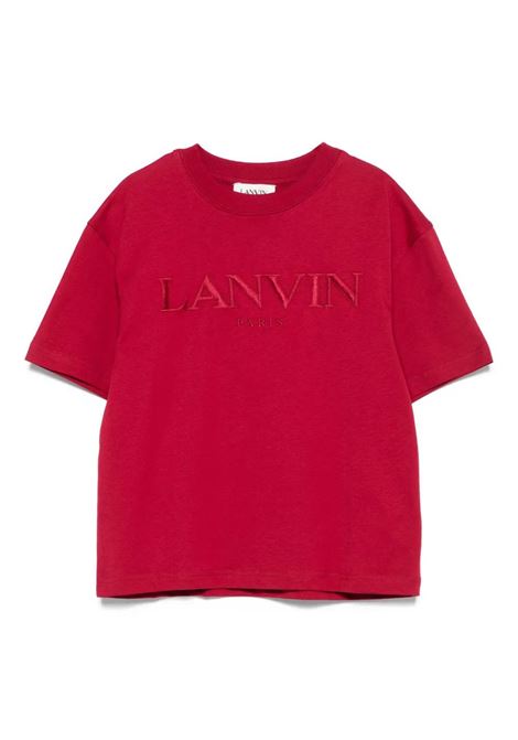 T-shirt con logo LANVIN KIDS | N30280959